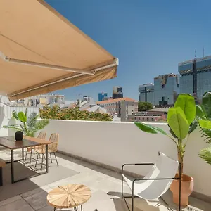 Casa Boma - Lighting With Private Balcony - Campolide I Apartment